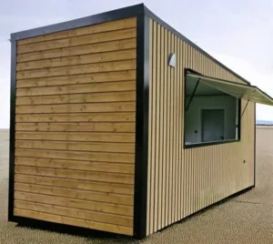 حاويات مطاعم بتقفيل خشبي